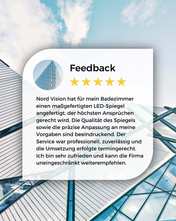 Tolles Feedback! 5 Feedback NV