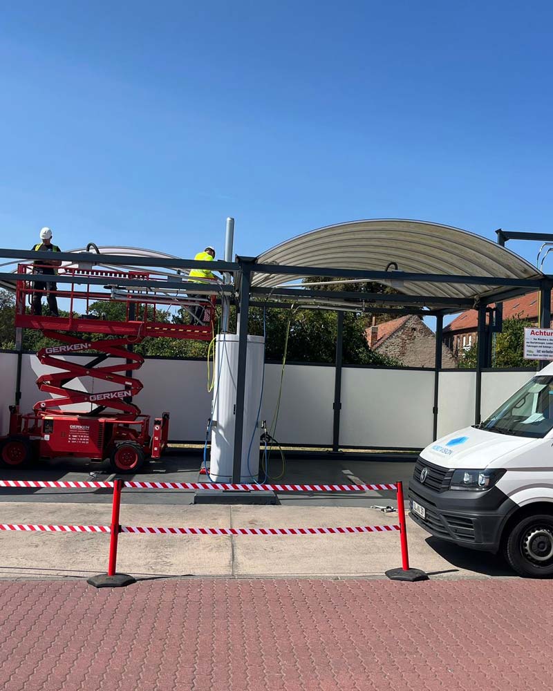 Frischer Glanz für Waschboxen in Ersxleben 3 Waschboxen Sanierung