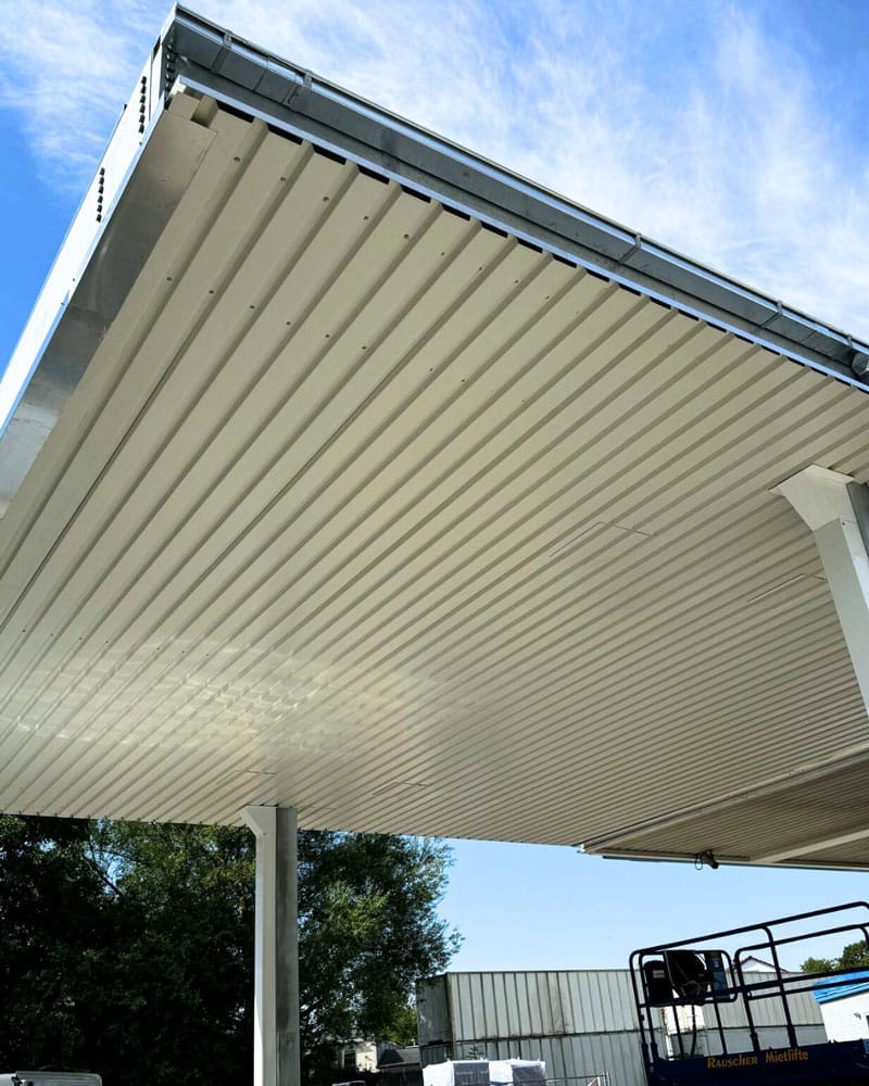 aral tankstelle dacherweiterung